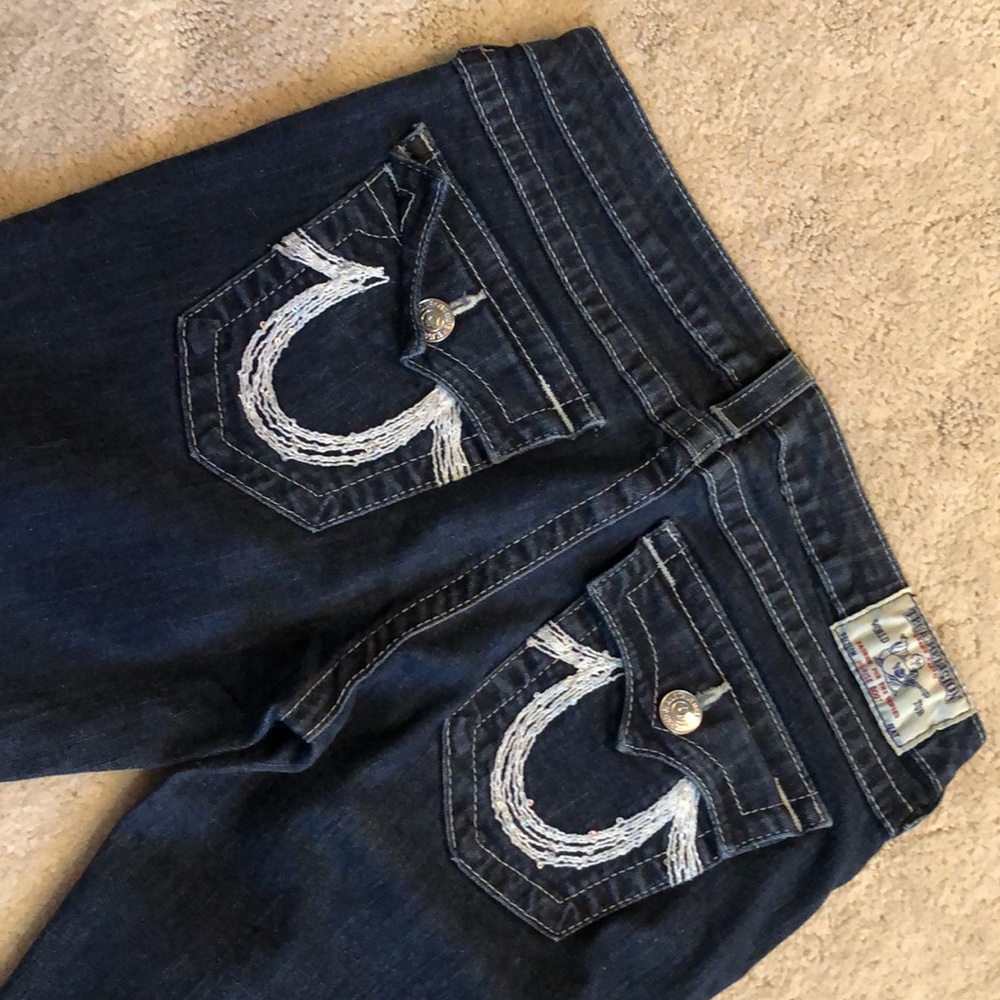 True Religion women jeans hi-rise boot cut size 30 - Picture 4 of 5